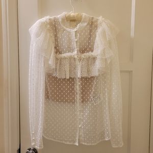 Sandra Mansour x H&M Lace Blouse